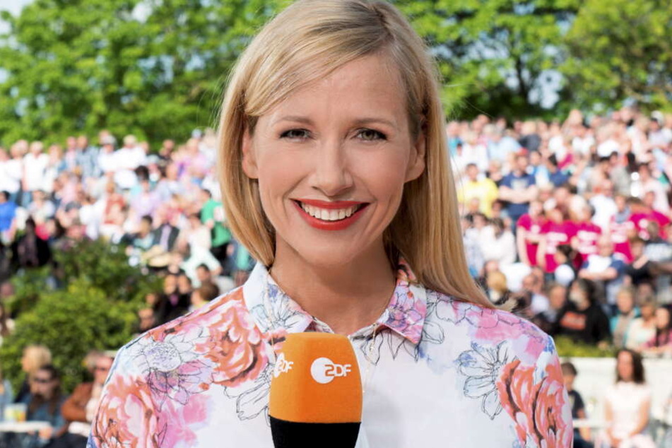 Andrea Kiewel moderiert den ZDF-Fernsehgarten.