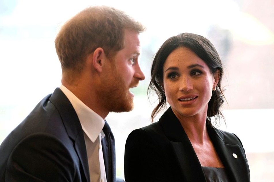 Harry und Meghan im Dialog.