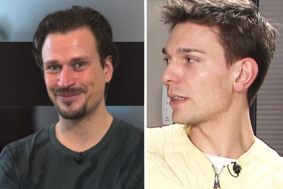 Donnerstagskandidat Mato (42, l.) kochte für seine Gäste in Berlin und wurde von Konkurrent Freddy (26) bewertet.
