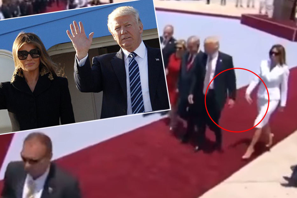 Ehekrach bei den Trumps? Melania will einfach nicht Händchenhalten