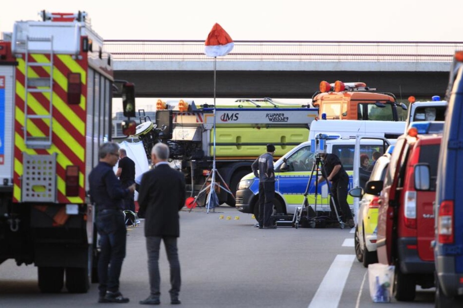Polizisten haben auf der A10 auf einen Mann geschossen.