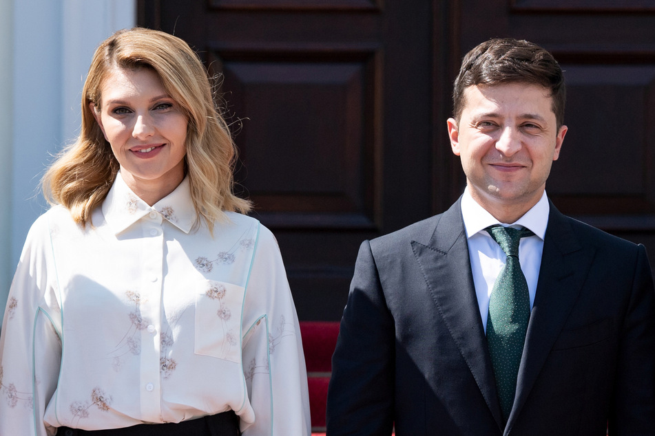 Wolodymyr Selenskyj (44), Präsident der Ukraine, und seine Frau Olena Selenska (44). (Archivbild)