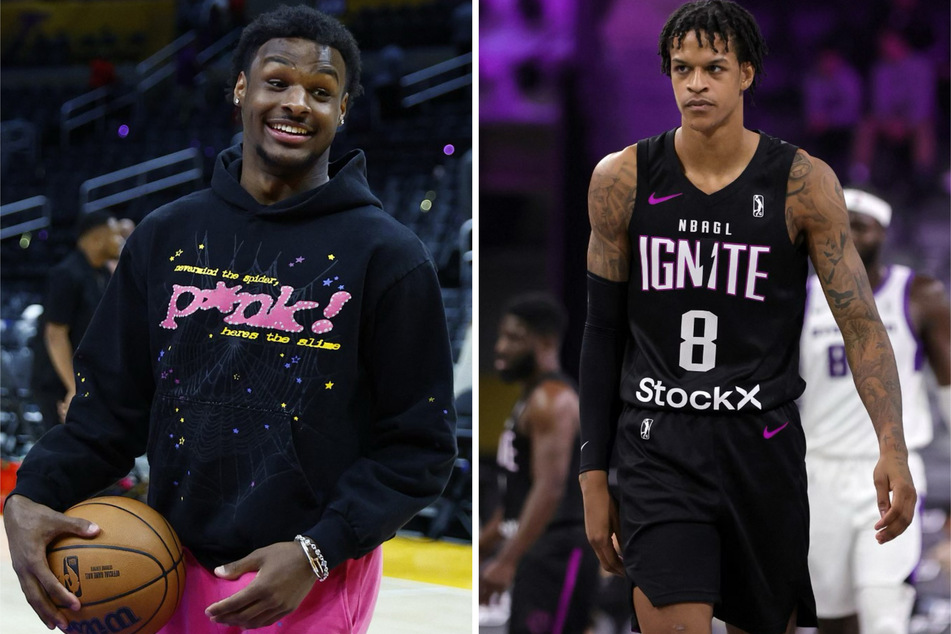 Shareef O'Neal (r.) doesn't think Bronny James' cardiac arrest will "affect anything" when it comes to the 18-year-old's basketball goals.