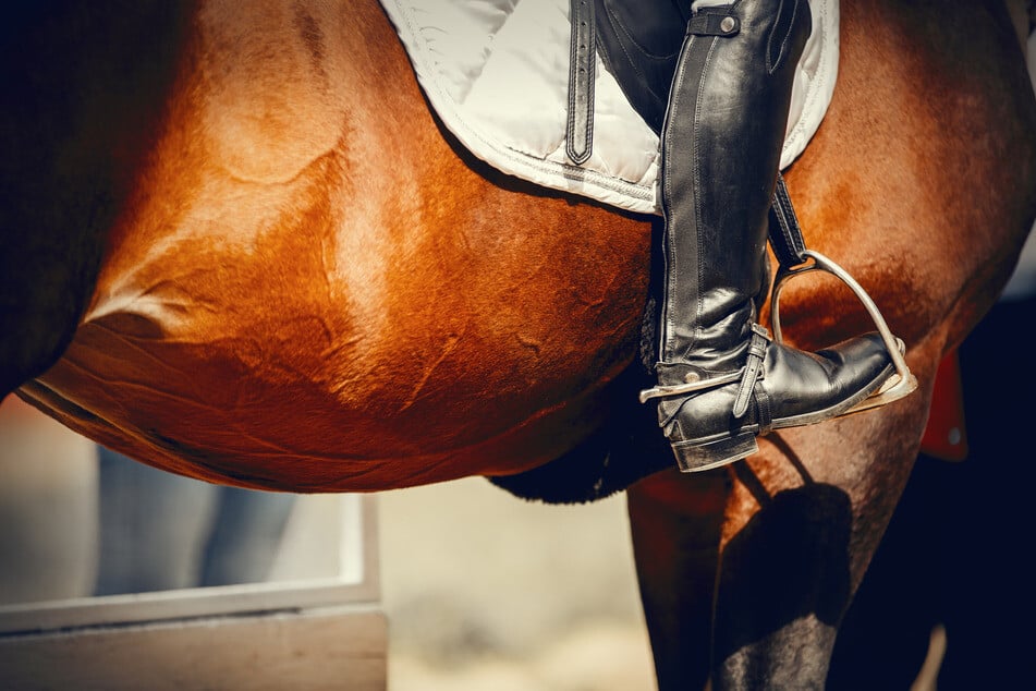 Eine 22-Jährige wurde am Freitag bei einem Reitunfall im Erzgebirge verletzt. (Symbolfoto)