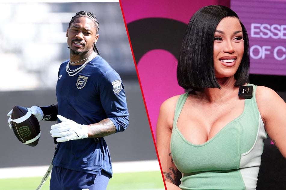 Cardi B is defending her boyfriend Stefon Diggs once again. 