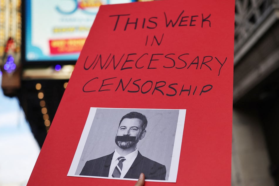 The indefinite suspension of Jimmy Kimmel's late-night show has sparked widespread concern over censorship.