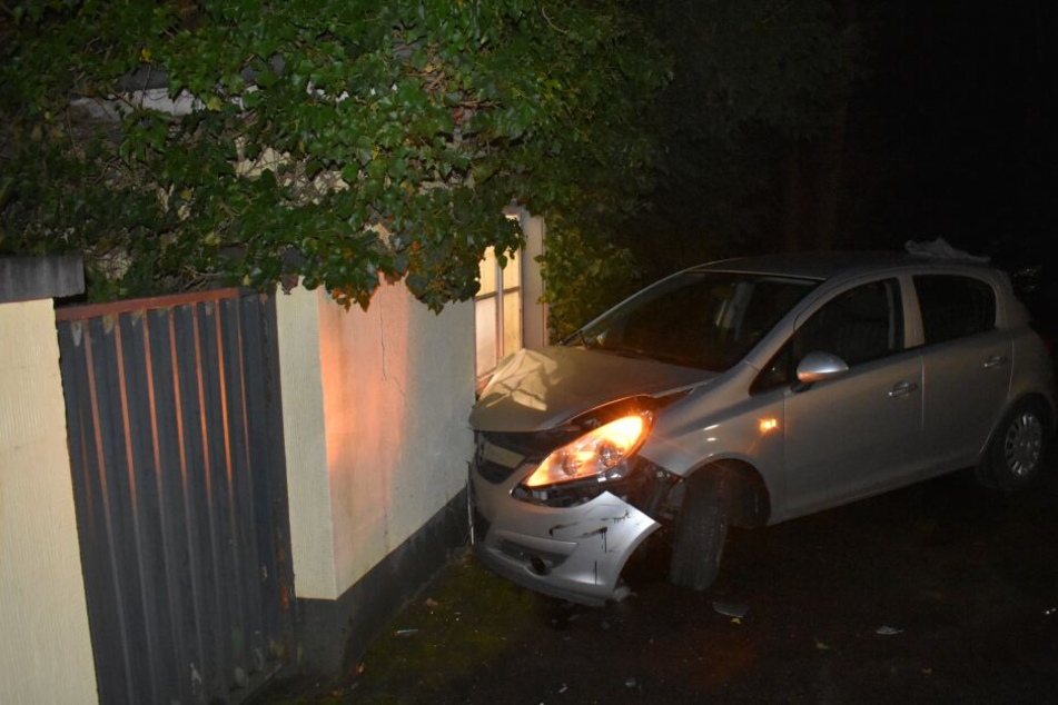 Der gestohlene Opel wurde zu Schrott gefahren.