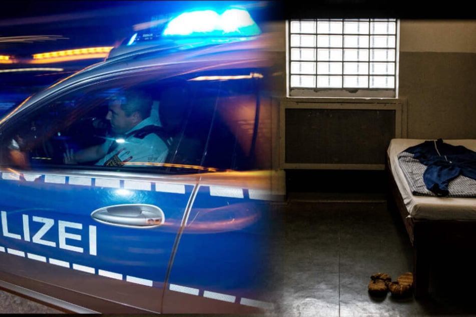 Mann stirbt in Gewahrsam der Polizei. (Fotomontage)