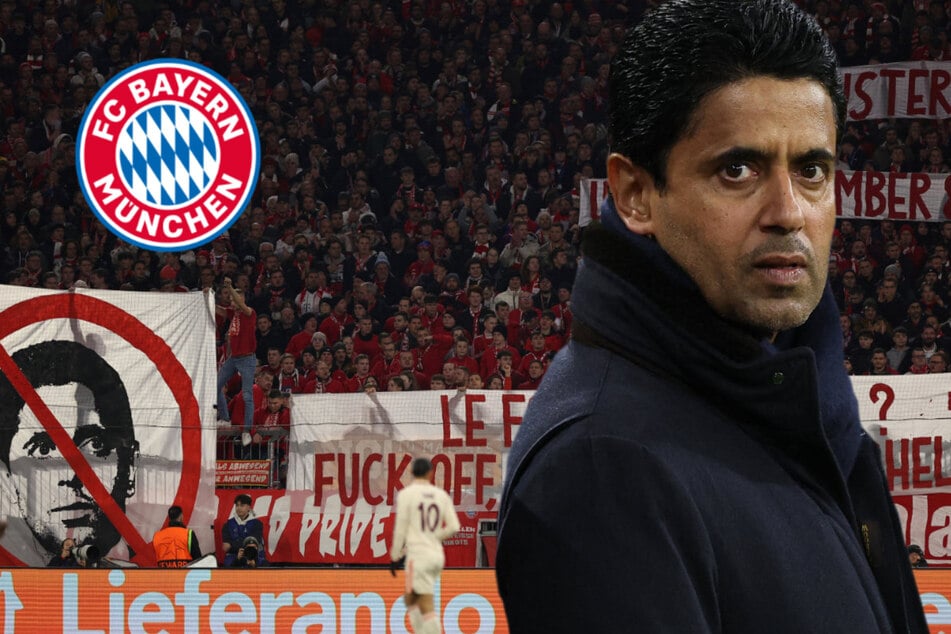 "Le foot c'est moi": FC Bayern entschuldigt sich bei PSG-Boss für Fan-Banner