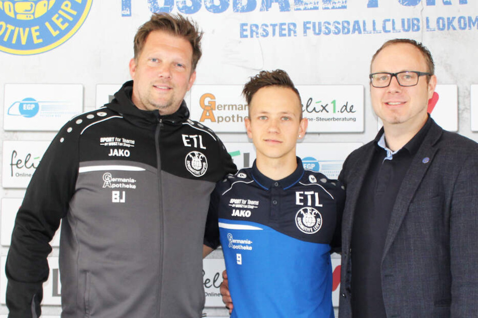 Youngster Maximilian Pommer (21, Mitte) verlängerte seinen Vertrag bei Lok Leipzig um ein weiteres Jahr.