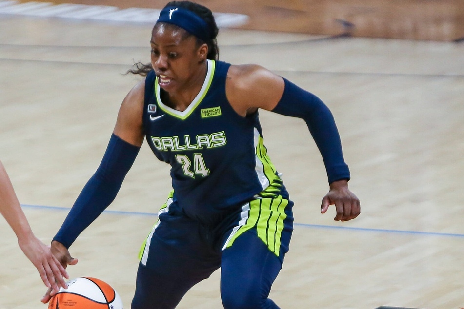 Wings guard Arike Ogunbowale scored a game-high 26 points on the way to earning MVP honors at the 2021 WNBA All-Star Game.