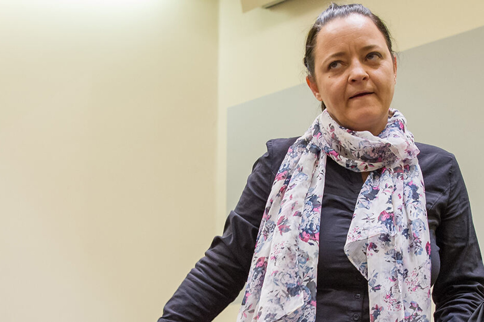 Beate Zschäpe während des NSU-Prozesses in München.