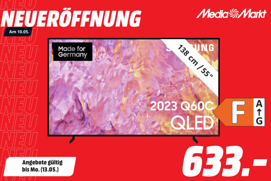 55-Zoll Samsung-Fernseher für 633 Euro.