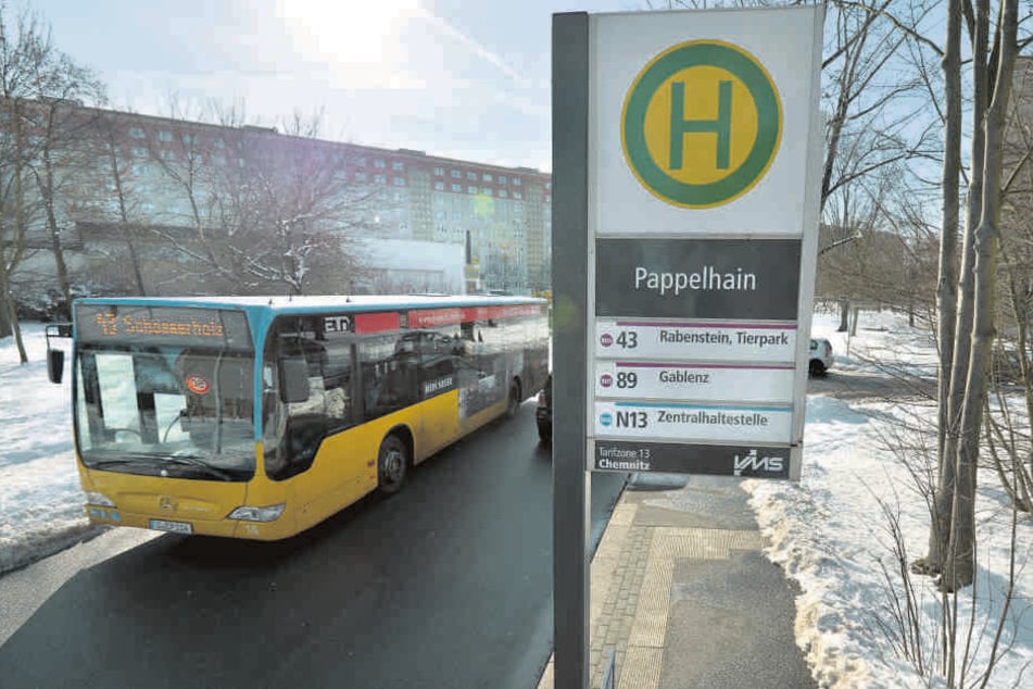 Mithilfe der Chemnitzer soll die Bushaltestelle "Pappelhain" umbenannt werden.