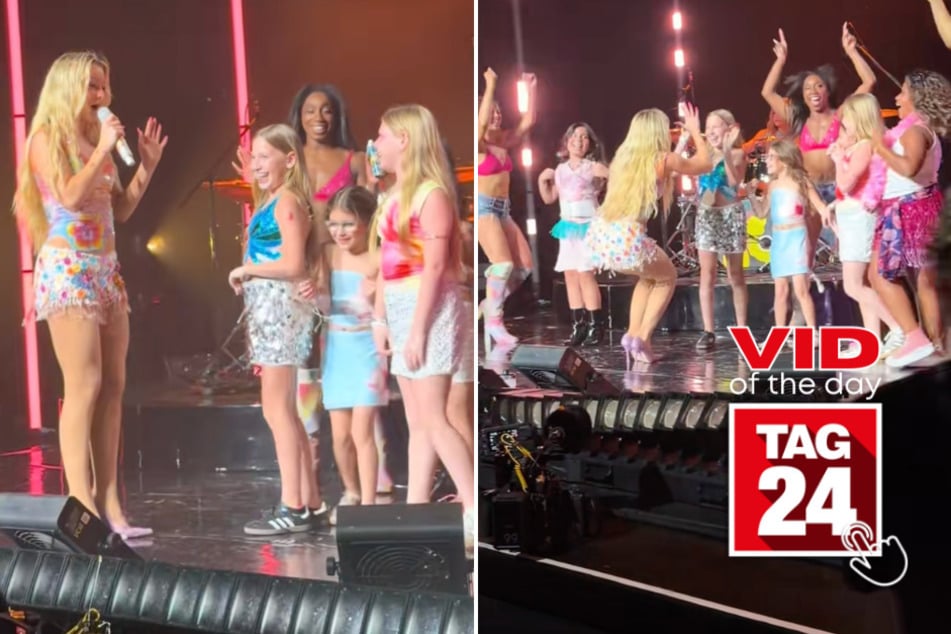 viral videos: Viral Video of the Day for April 10, 2026: Zara Larsson brings little girls onstage to perform Lush Life dance