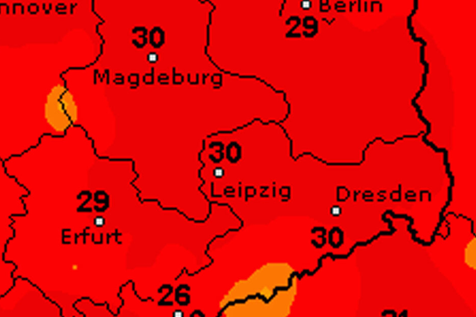Am Sonntag soll es mit bis zu 30 Grad richtig heiß werden.
