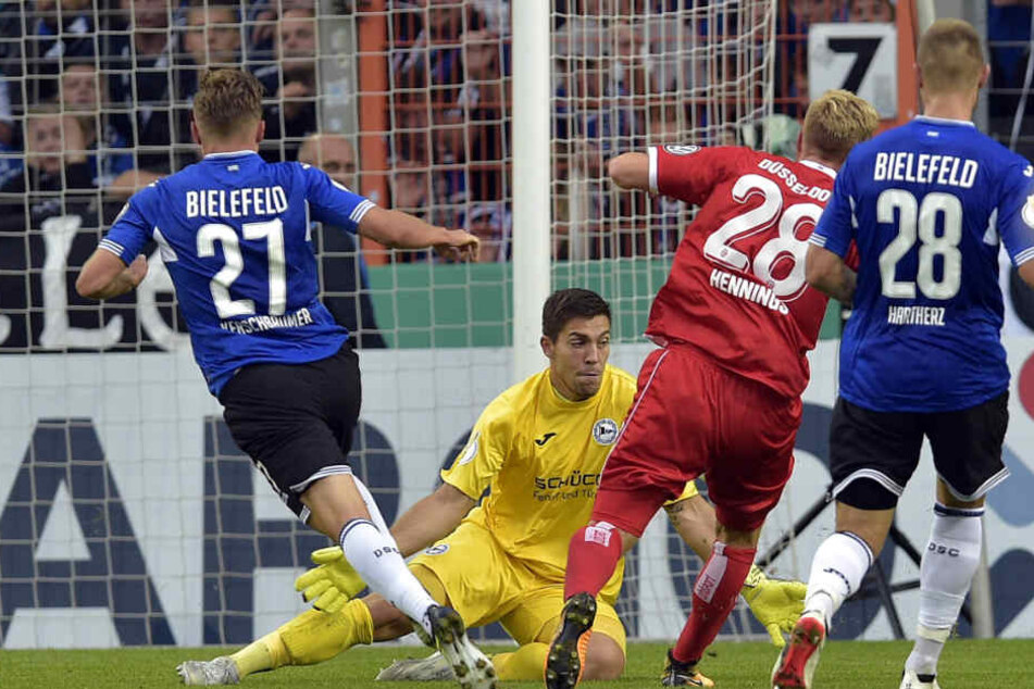 In der letzten Saison war schon in der ersten Runde gegen Fortuna Düsseldorf Schluss.