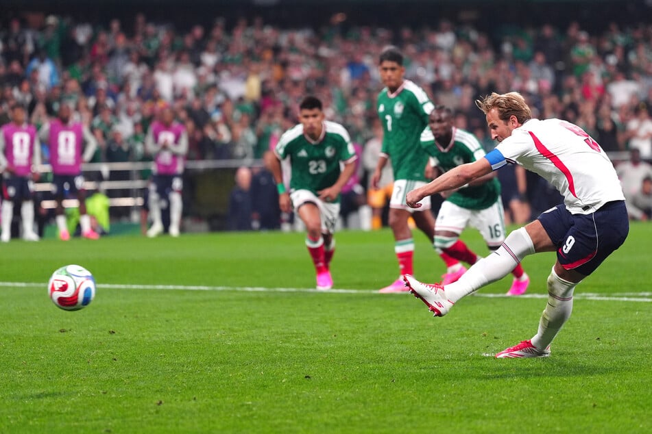 Dank seines Elfmeters führte England gegen Mexiko zwischenzeitlich mit 3:1.
