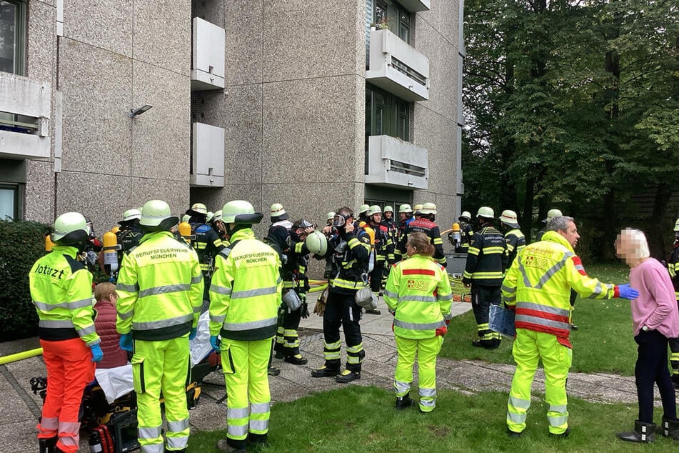 Die Bewohner wurden während des Einsatzes vom Rettungsdienst betreut.