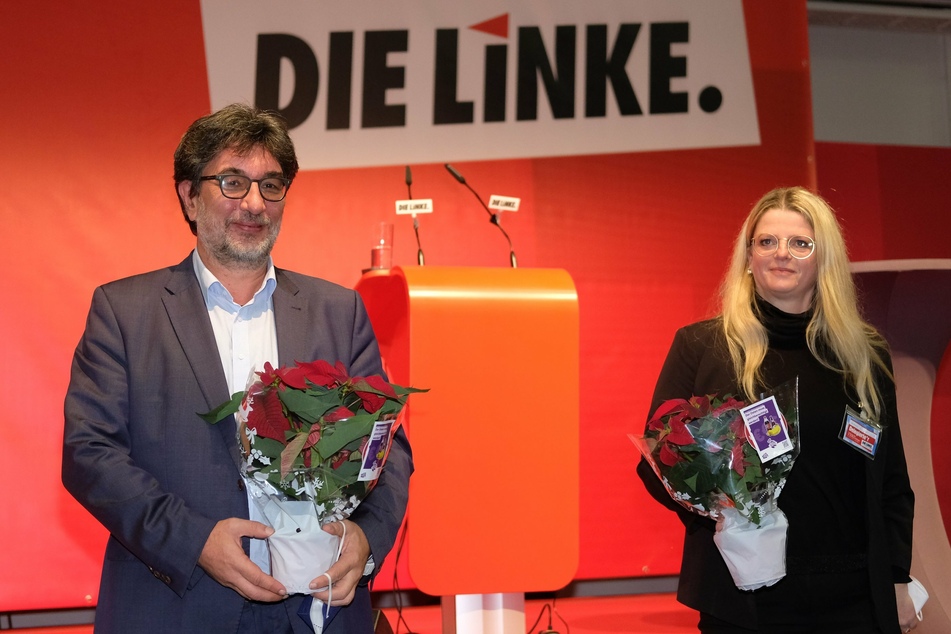 Parteitag der sächsischen Linke: Führungsduo Schaper und Hartmann bestätigt