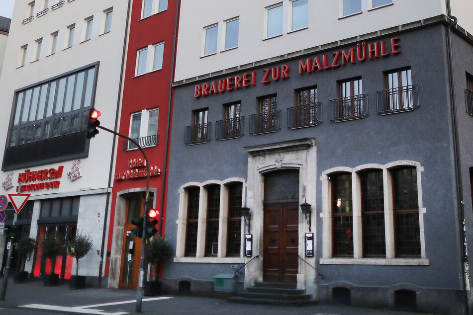 Das geschlossene Brauerei Zur Malzmühle in Köln.