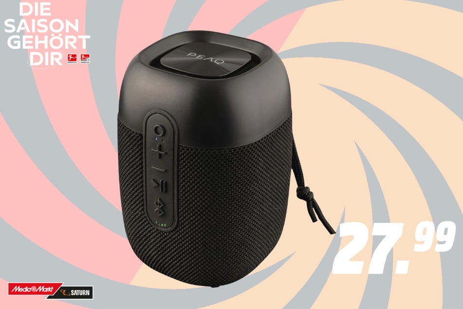 Peaq-Lautsprecher für 27,99 Euro.