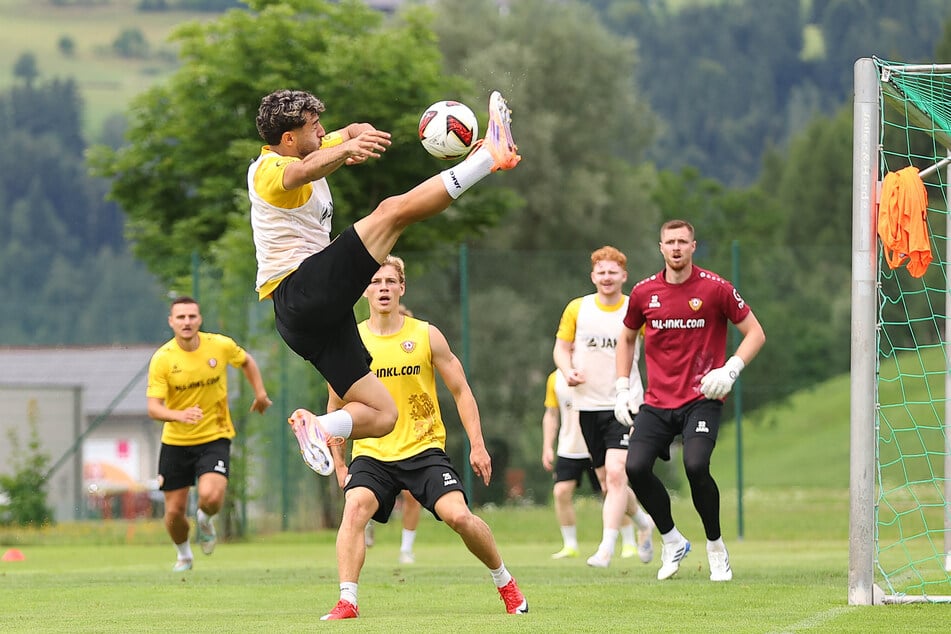 Von Beginn an war im Trainingscamp voller Einsatz gefragt, wie hier von Neuzugang Kaan Inanoglu (20).