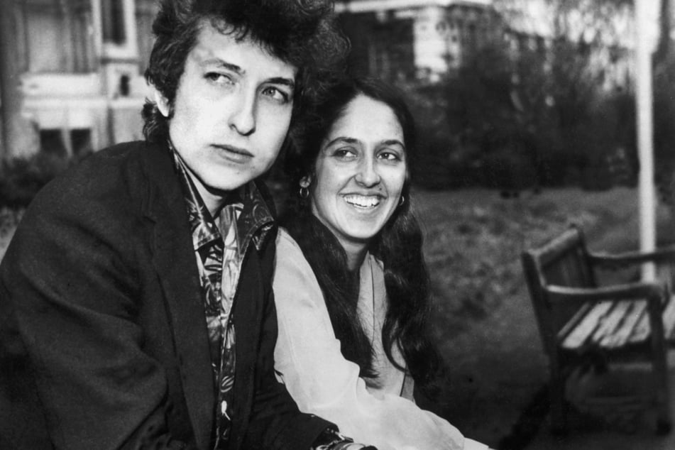 Bob Dylan (83), US-amerikanischer Singer-Songwriter, und seine Kollegin Joan Baez (84). (Archivfoto)