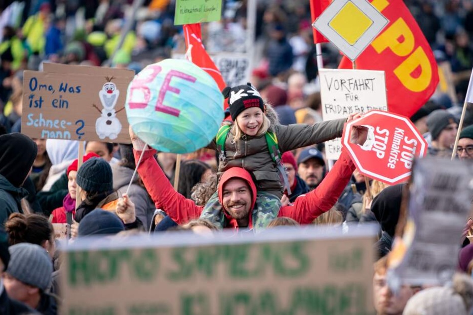 Sie alle sind einem Aufruf der Bewegung Fridays For Future gefolgt.