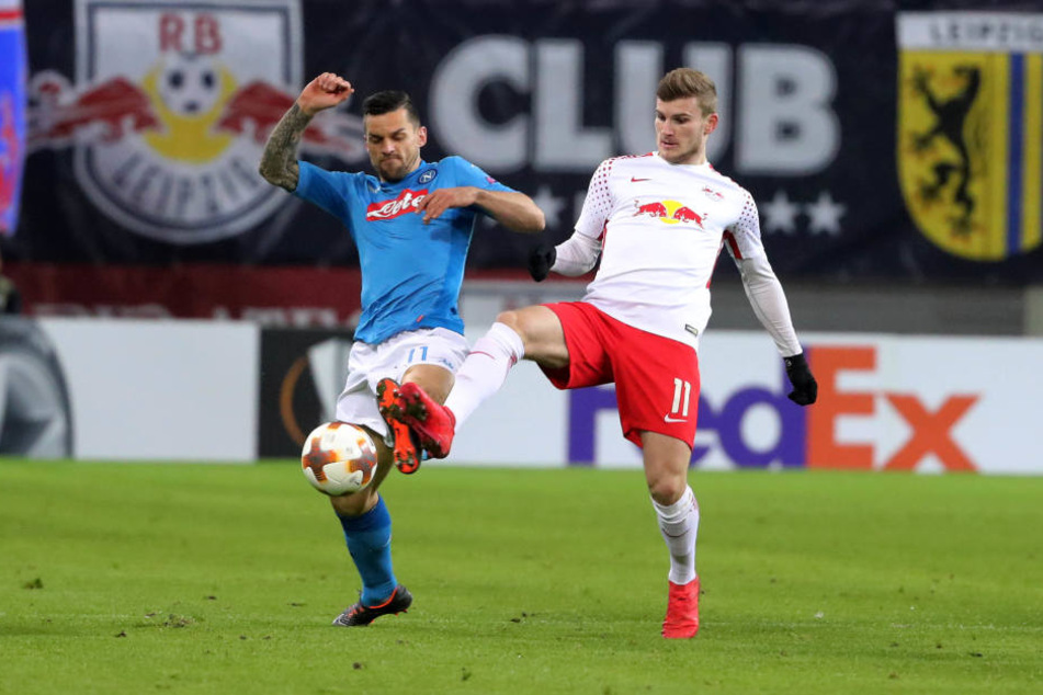 Stürmer Timo Werner fand am Donnerstag nicht ins Spiel, verbuchte nur einen Torschuss und musste selbst viele Zweikämpfe führen.