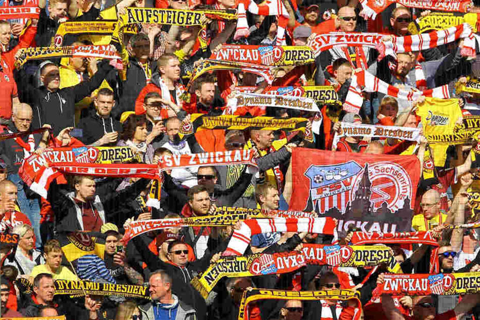 Den FSV Zwickau und Dynamo Dresden verbindet eine enge Fan-Freundschaft.