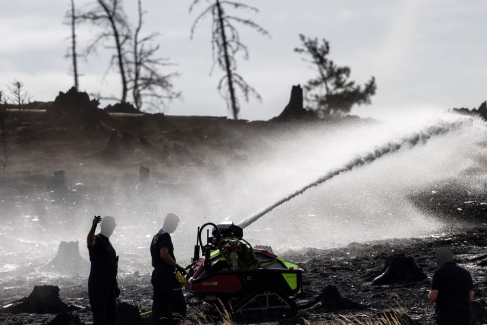 Landrat zu Waldbrand bei Saalfeld: "Wir starten guter Hoffnung in die neue Woche"