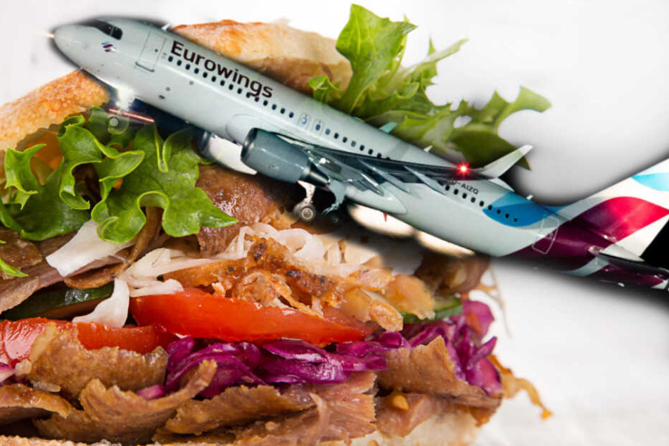 Eurowings: Wie das duftet: Eurowings bietet Döner im Flieger an!