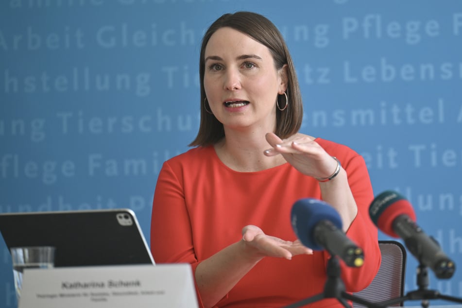 Thüringens Arbeitsministerin Katharina Schenk (37, SPD).
