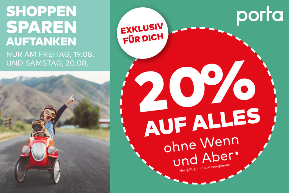 Coupon herunterladen oder diese Seite an der Kasse vorzeigen!