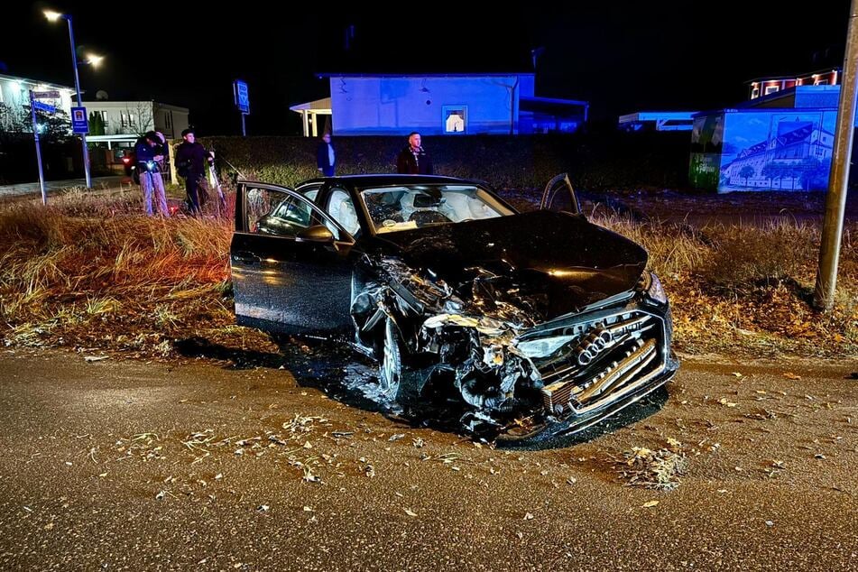 Der durch den Crash entstandene Sachschaden war erheblich.