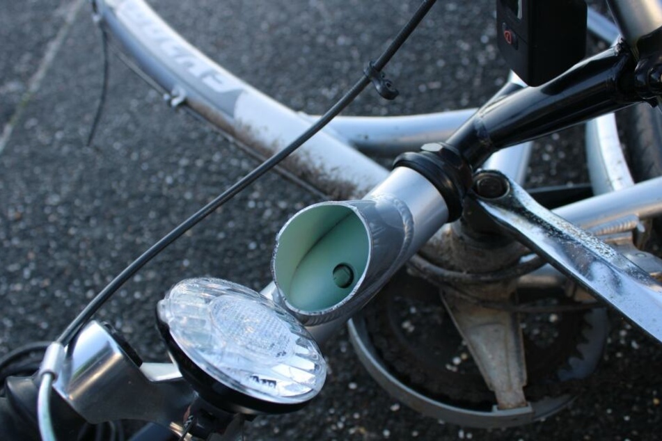 Die Fahrradteile wurden von der Polizei sichergestellt.