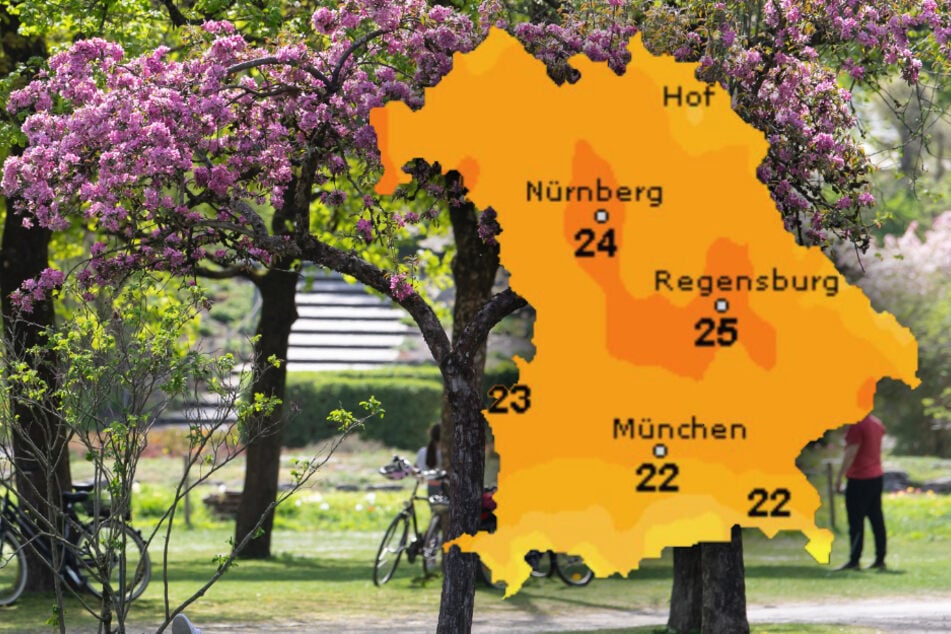 Sonne satt und bis zu 25 Grad! So wird das Wetter in Bayern