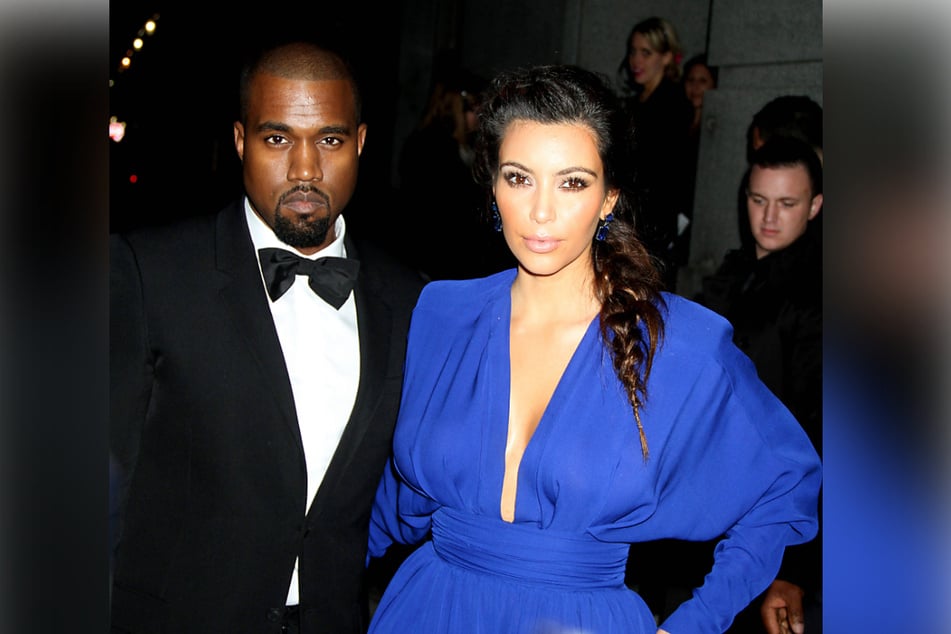 Kanye West and Kim Kardashian were married in 2014 (archive image).