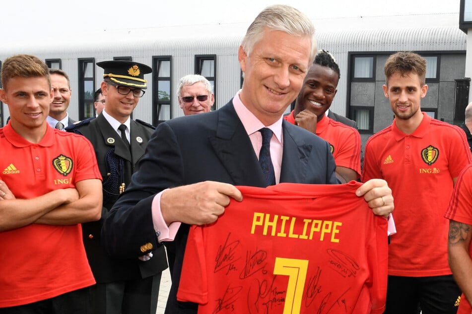 König Philippe (62) besucht die belgische Nationalmannschaft vor jedem großen Turnier.