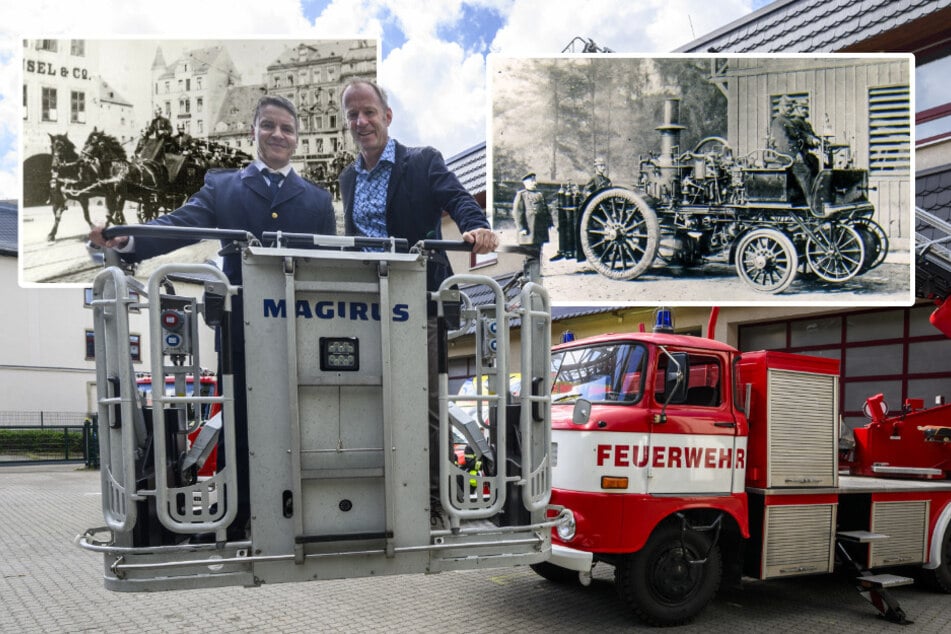 Chemnitz: Chemnitzer Feuerwehr blickt bei großer Jubiläumsfeier in die eigene Vergangenheit
