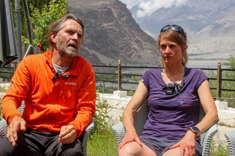 Thomas Huber (58, l.) versuchte Laura Dahlmeier zu retten. Ihre Seilpartnerin Marina Krauss (r.) überlebte das Unglück, weil sie nicht vom Steinschlag getroffen wurde.