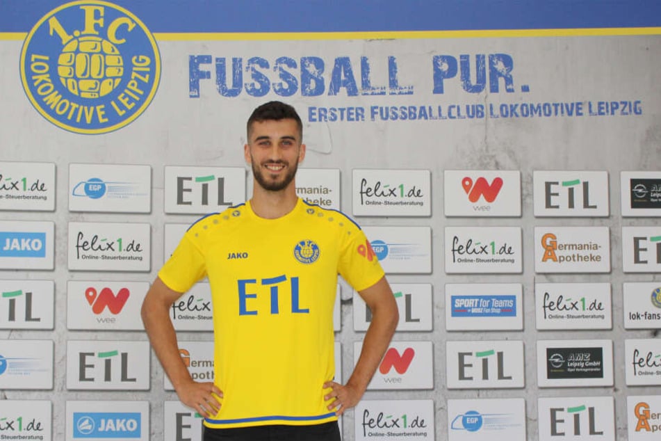 Sturmtalent Milan Senic (21) wechselt zur neuen Saison zu Lok Leipzig.