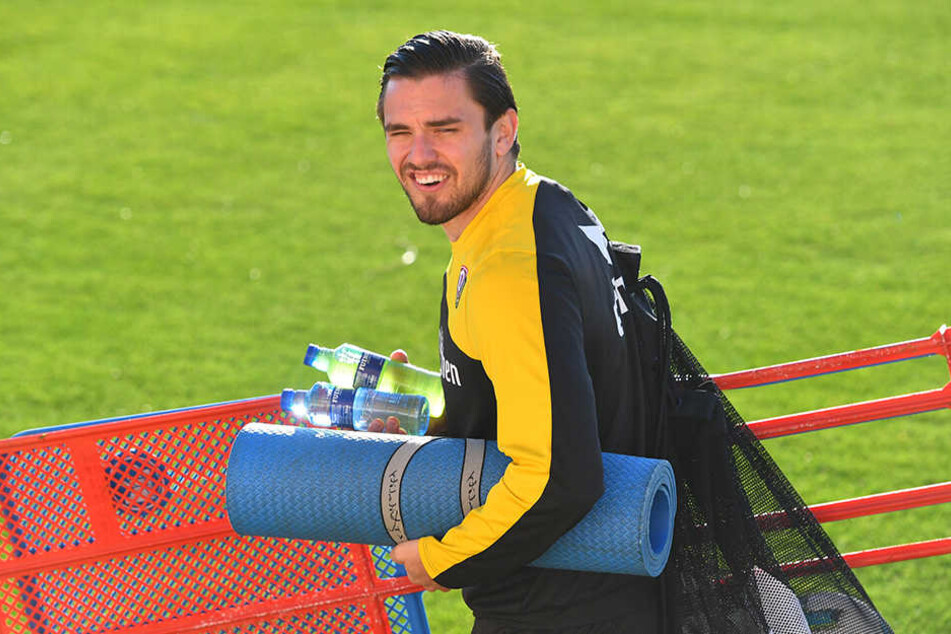 Als Dynamo im Winter-Trainingslager in Spanien weilte, arbeitete "Paco" an seiner Reha.