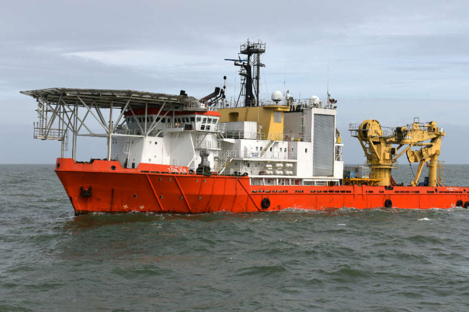 Das Bergungsschiff Atlantic Tonjer hat das Wrack in der Nordsee entdeckt.