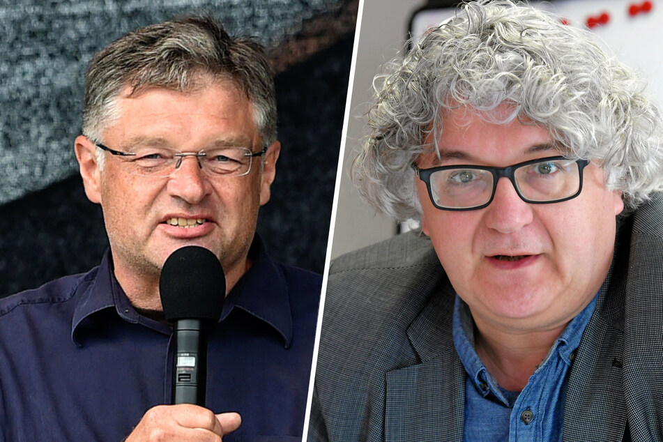 Für Holger Zastrow (52, FDP, l.) beschädigt das Vorgehen der Initiatorinnen das Miteinander im Stadtrat. Tilo Kießling (50, Linke, r.) bemängelt bei der Initiative fehlende Wertschätzung für die Stadtratskollegen.