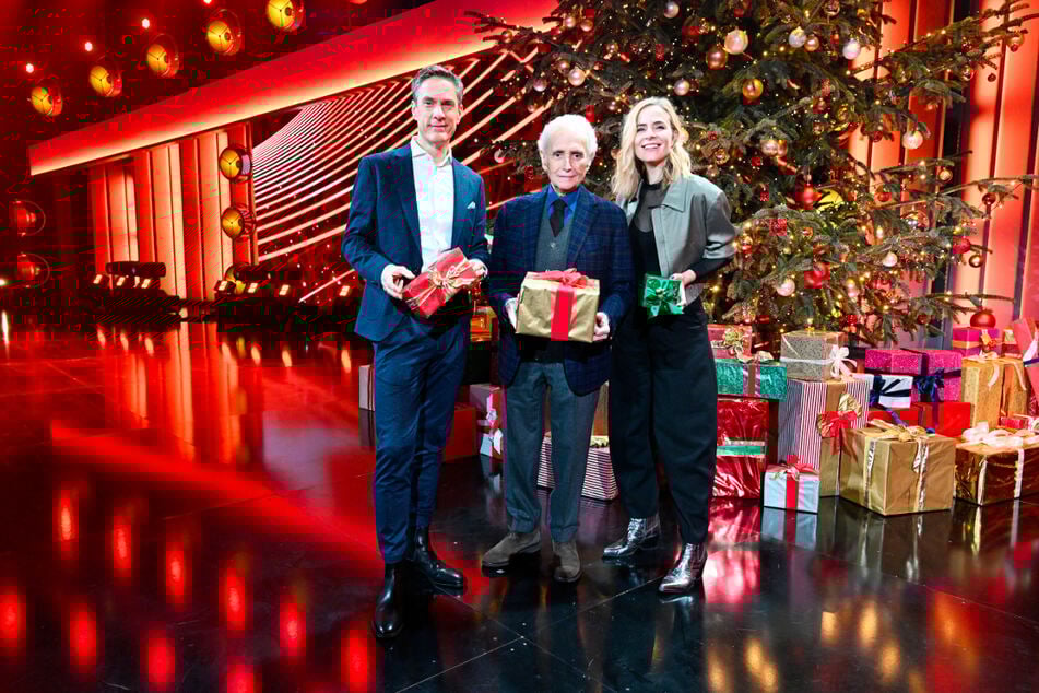Gastgeber José Carreras (78, M.) führt mit Sven Lorig (54) und Stephanie Müller-Spirra (42) durch den Abend. (Archivfoto)