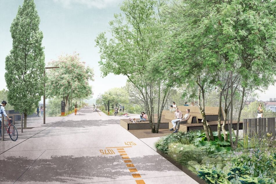 Rund 5,88 Millionen Euro soll die Neugestaltung des zukünftigen Gartenparks am Sellerhäuser Bogen kosten. Das ist die Vision dafür.