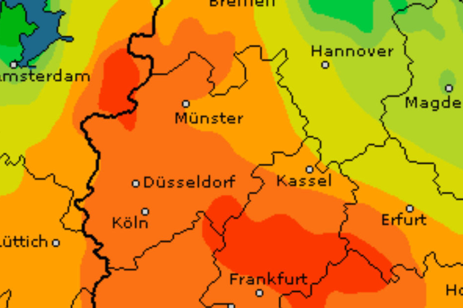 Das Gewitterrisiko ist am Freitag am höchsten.