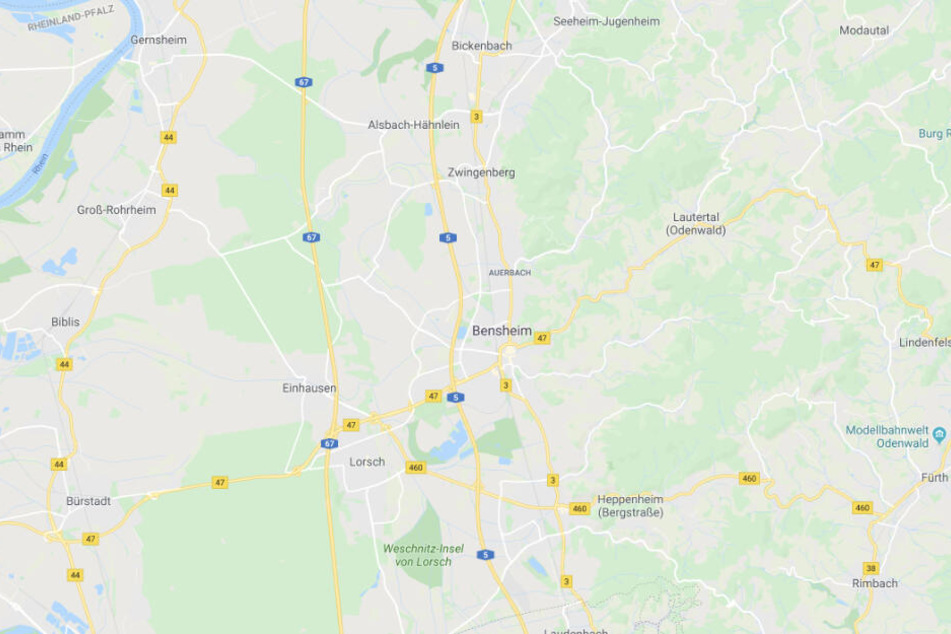 Der Vorfall ereignete sich in Bensheim.